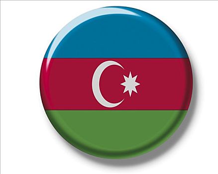 扣,旗帜,阿塞拜疆