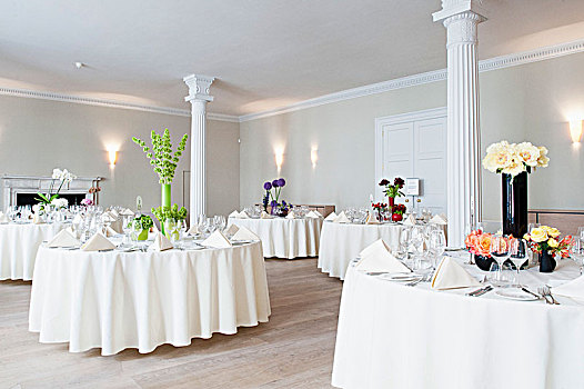 桌子,喜庆,婚礼,房间,白色,柱子