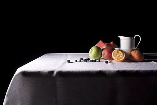 静物,水果,桌上