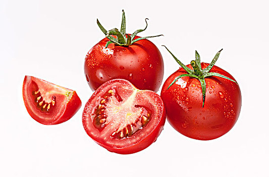 西红柿,多,切片,工作室,茄属植物