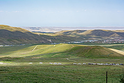 新疆沙湾鹿角湾自然风光