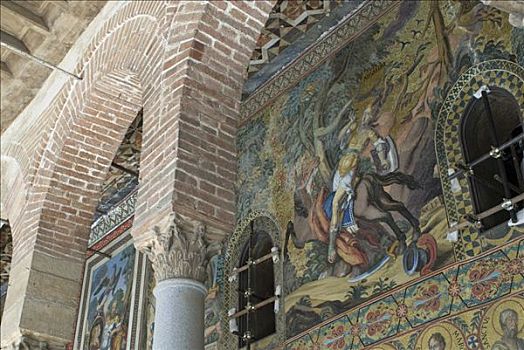 镶嵌图案,小教堂,邸宅,宫殿,巴勒莫,西西里,意大利