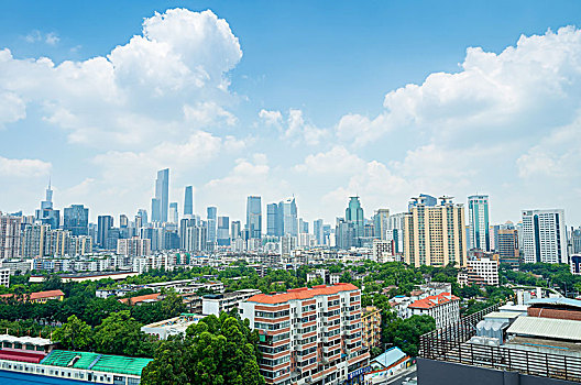中国广州城市建筑景观