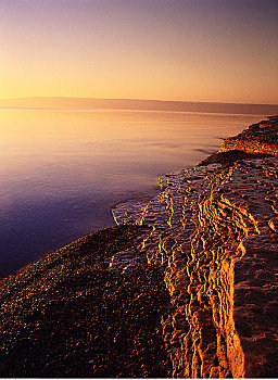 日出,休伦湖,布鲁斯半岛,安大略省,加拿大