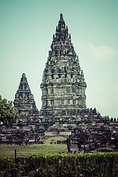 印度教,庙宇,普兰班南,印度尼西亚,爪哇,日惹