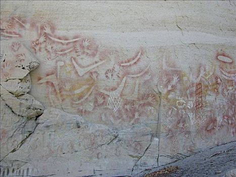 土著,石洞壁画,国家公园,昆士兰,澳大利亚