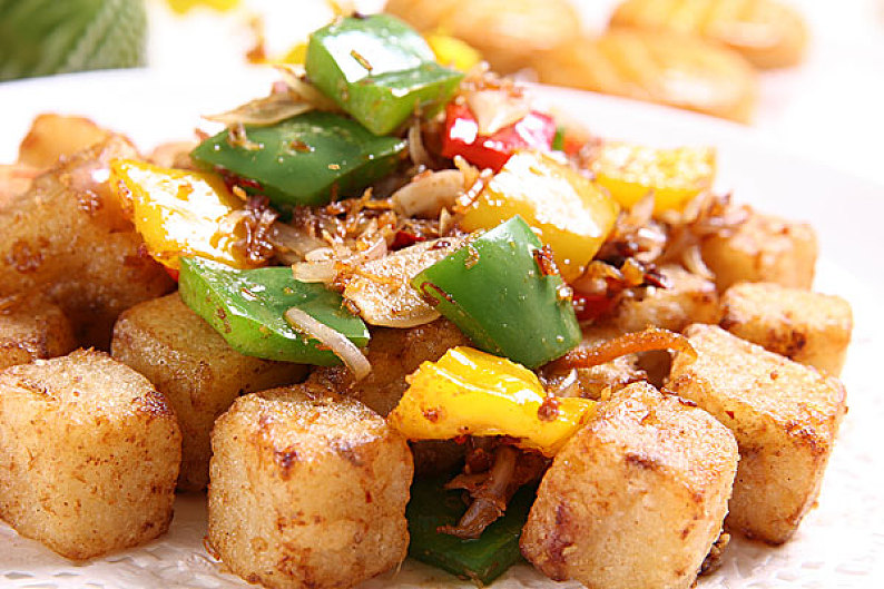 xo酱炒萝卜糕_高清图片_全景视觉