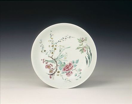 盘子,清朝,雍正时期,瓷器,艺术家,未知