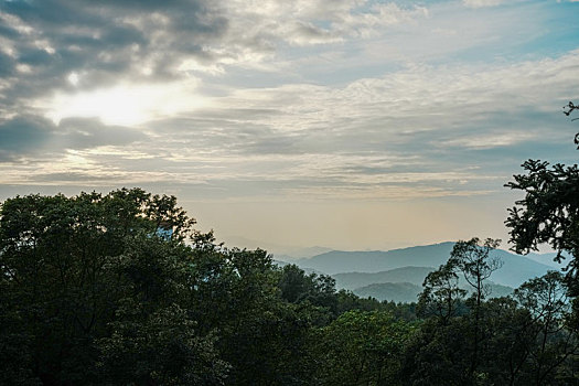 初冬12月登高羊城广州帽峰山沿途美景