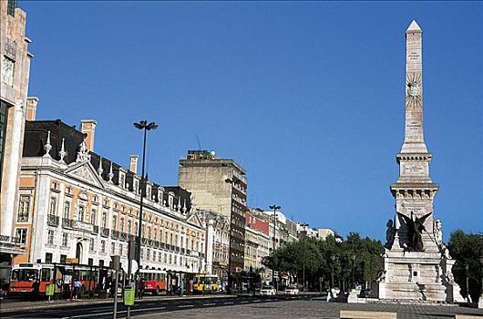 自由,纪念建筑,里斯本,葡萄牙,欧洲