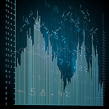 彩色,商务,金融,图表