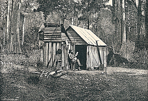 营地,澳大利亚人,1896年,艺术家,未知