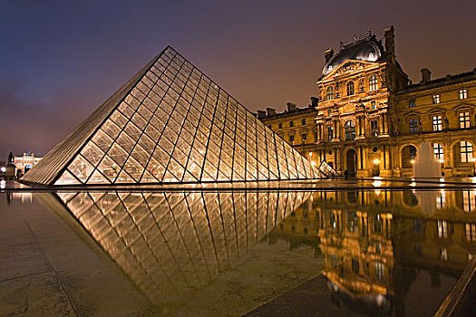 贝聿铭作品,金字塔,卢浮宫,巴黎一区,巴黎,法兰西岛,法国