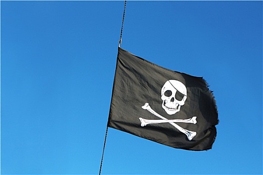 海盗,旗帜,天空