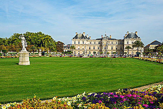 卢森堡,宫殿,花园,巴黎,法国,欧洲