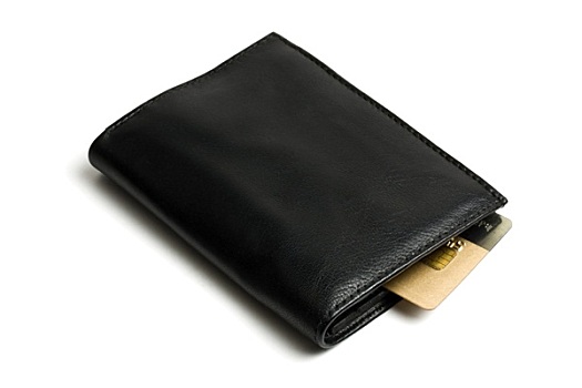 黑色,皮夹,信用卡
