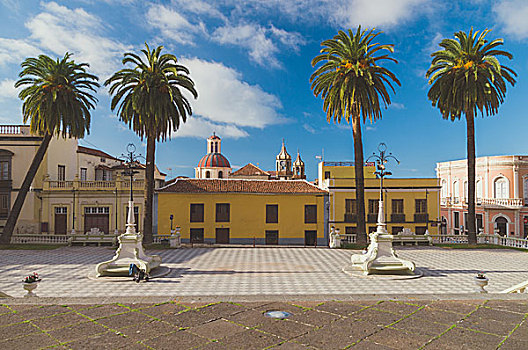 市政厅,广场,特内里费岛,岛屿,西班牙