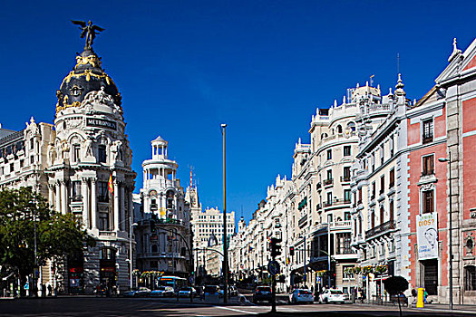 西班牙,马德里,区域,城市,建筑,白天