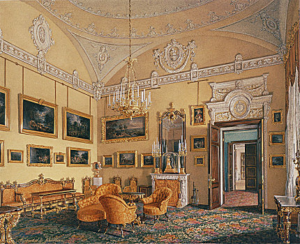 室内,冬宫,第一,公寓,客厅,马克西米利安,艺术家
