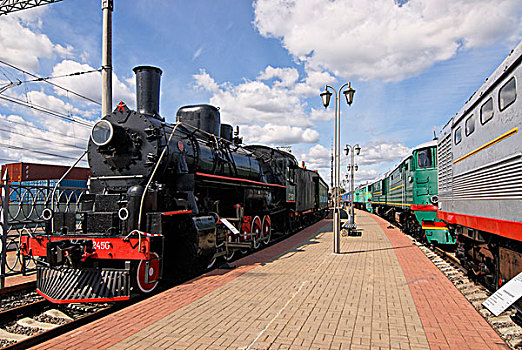 站台,莫斯科,铁路,博物馆,俄罗斯