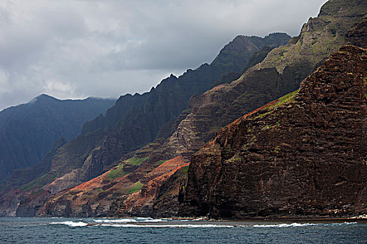 纳帕利海岸,考艾岛,夏威夷,美国