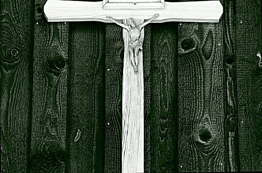 耶稣十字架,木墙