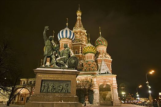大教堂,莫斯科,俄罗斯,欧亚大陆