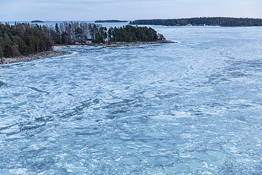 芬兰,赫尔辛基,浮冰,风景,波罗的海