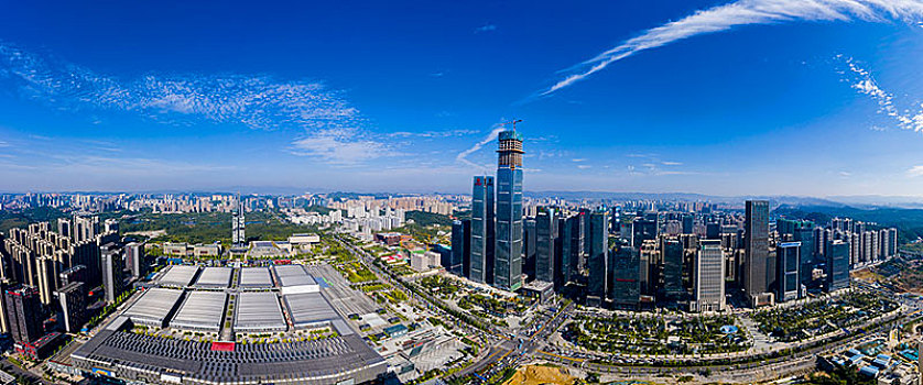 貴陽,金融城,城市,現代建筑群