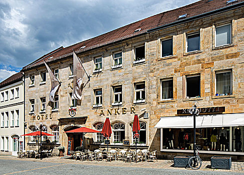 酒店,餐馆,上弗兰科尼亚,巴伐利亚,德国,欧洲
