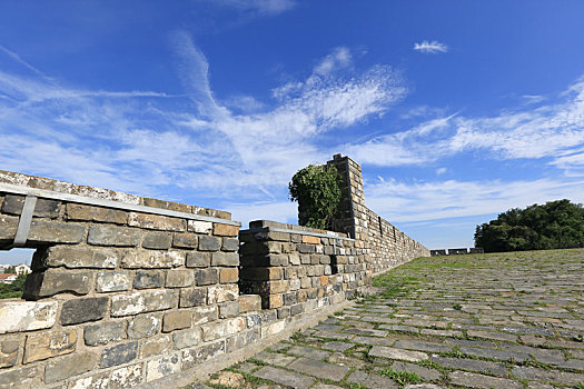 南京城墙及中山门外景观