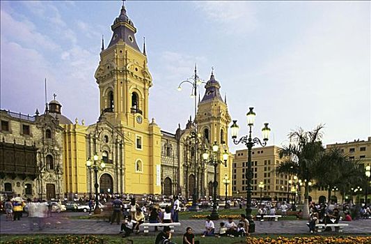 大教堂,阿玛斯,利马,秘鲁