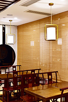 传统中式风格的餐厅
