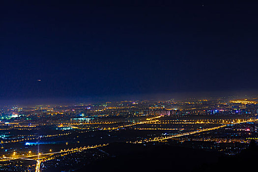 北京夜景俯瞰