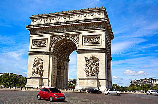 拱形,巴黎,凯旋门,法国