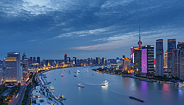 上海黄浦江两岸