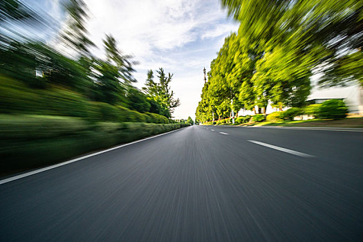 高速公路,城市天际线