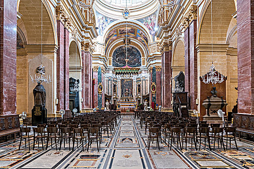 圣坛,房间,大教堂,马耳他,欧洲