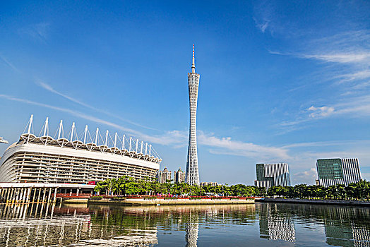 广东省广州都市风光