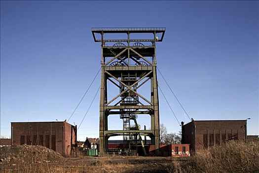 塔,煤矿,多特蒙德,北莱茵威斯特伐利亚,德国,欧洲
