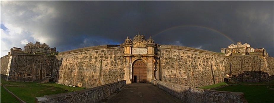 入口,堡垒,优雅,葡萄牙
