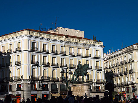 西班牙马德里太阳门广场