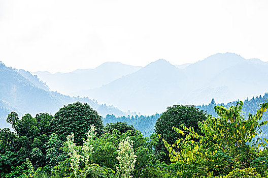 桂林山景秋色