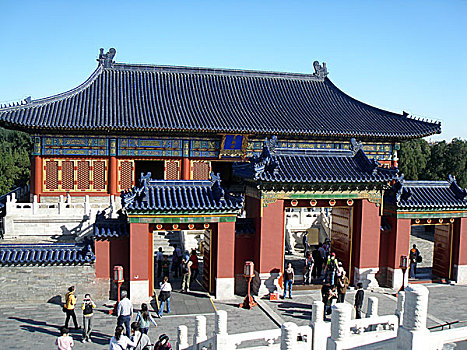北京天坛古建筑旅游风光