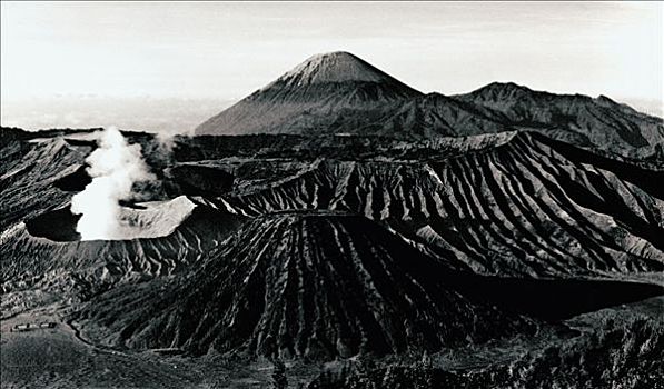 婆罗莫,火山,早晨