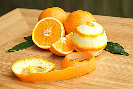 去皮,橘子