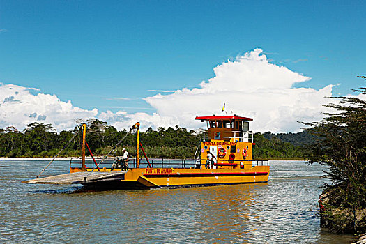 渡轮,省,厄瓜多尔,南美