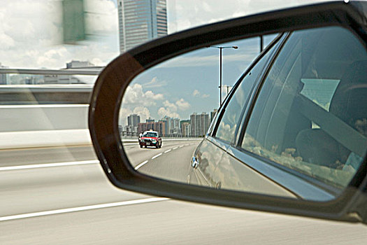 高速公路,汽车,反光镜,香港