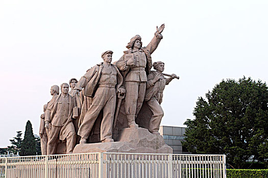北京,毛泽东,纪念堂,雕塑