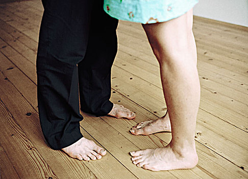 腿,有足类,情侣,站立,木质,地面,林茨,奥地利,二月,2009年